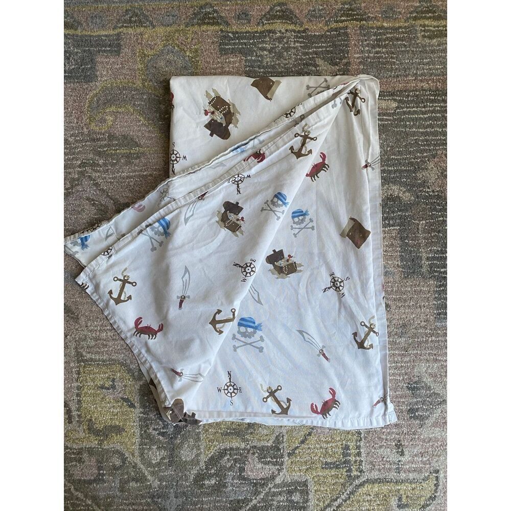 Circo Twin Pirate Themed Bed Flat Top Sheet